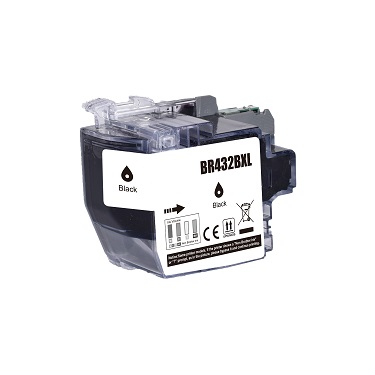 Compatible Brother LC432XLBK (Black) ink cartridge