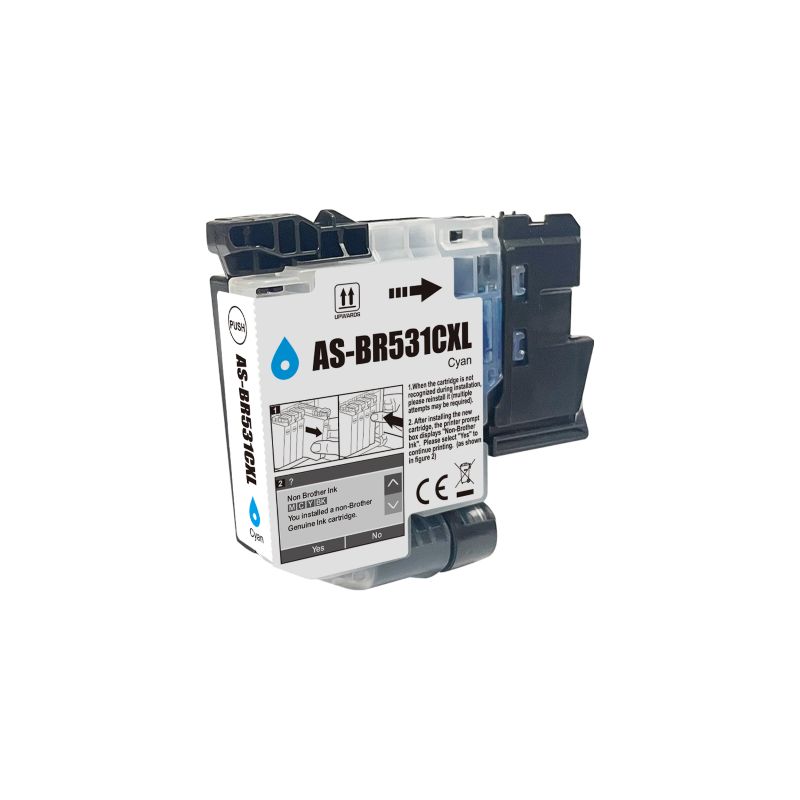 (image for) Compatible Brother LC531XL C (Cyan) ink cartridge