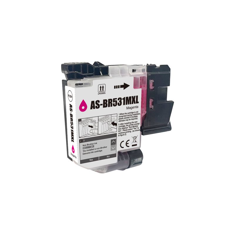 (image for) Compatible Brother LC531XL M (Magenta) ink cartridge