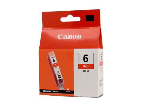 (image for) Genuine Canon BCI-6R (Red) ink cartridge