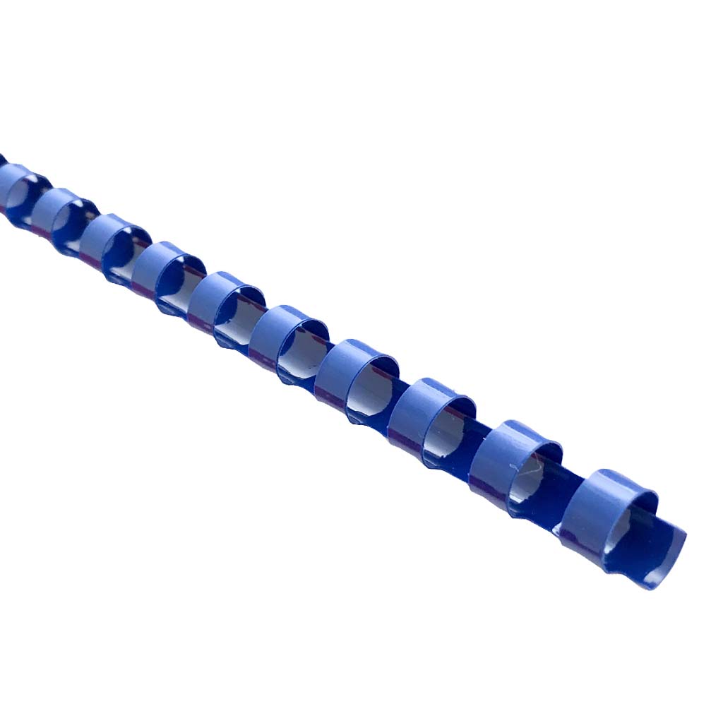 (image for) Icon Binding Coil Plastic 6mm Blue, Pack of 100