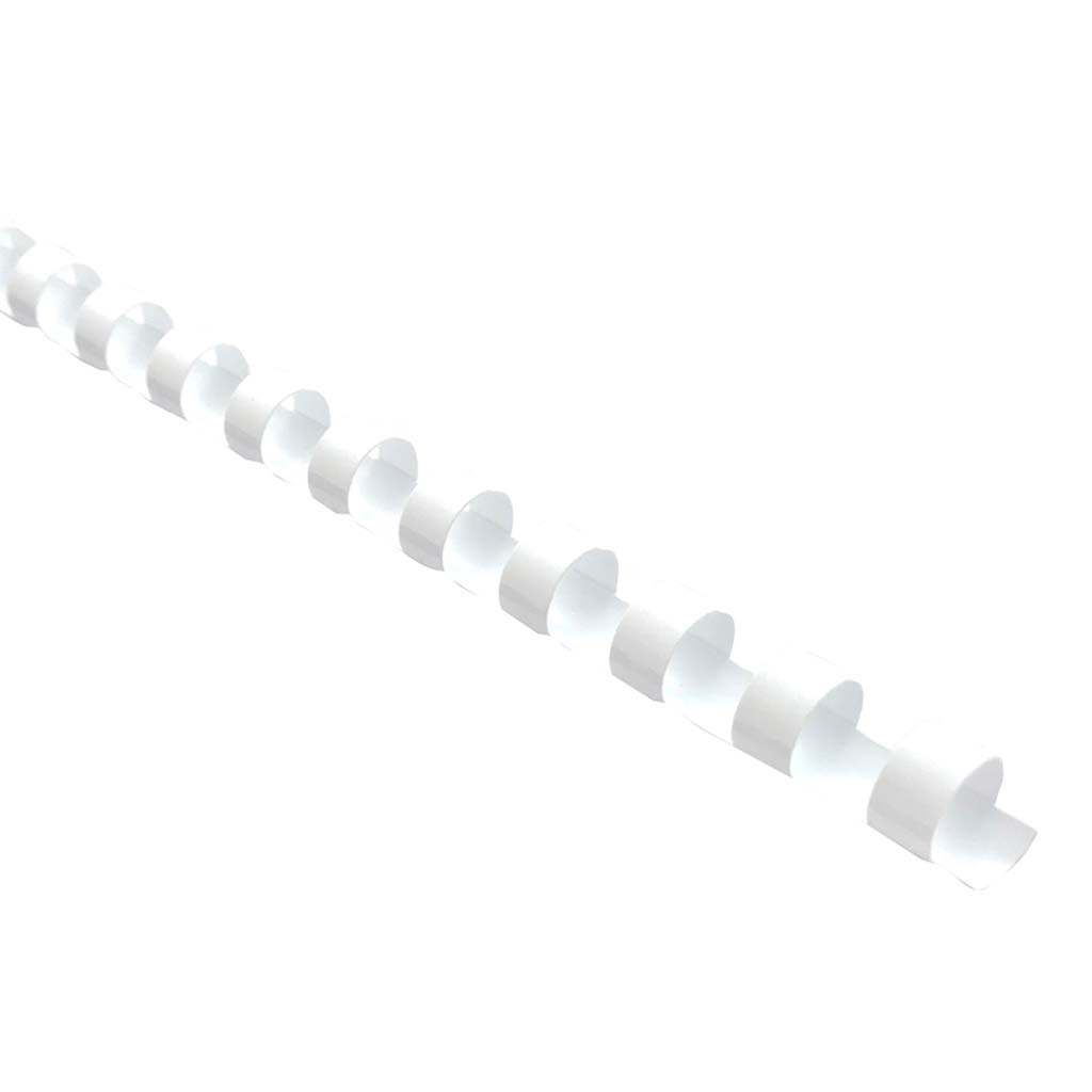 (image for) Icon Binding Coil Plastic 6mm White, Pack of 100