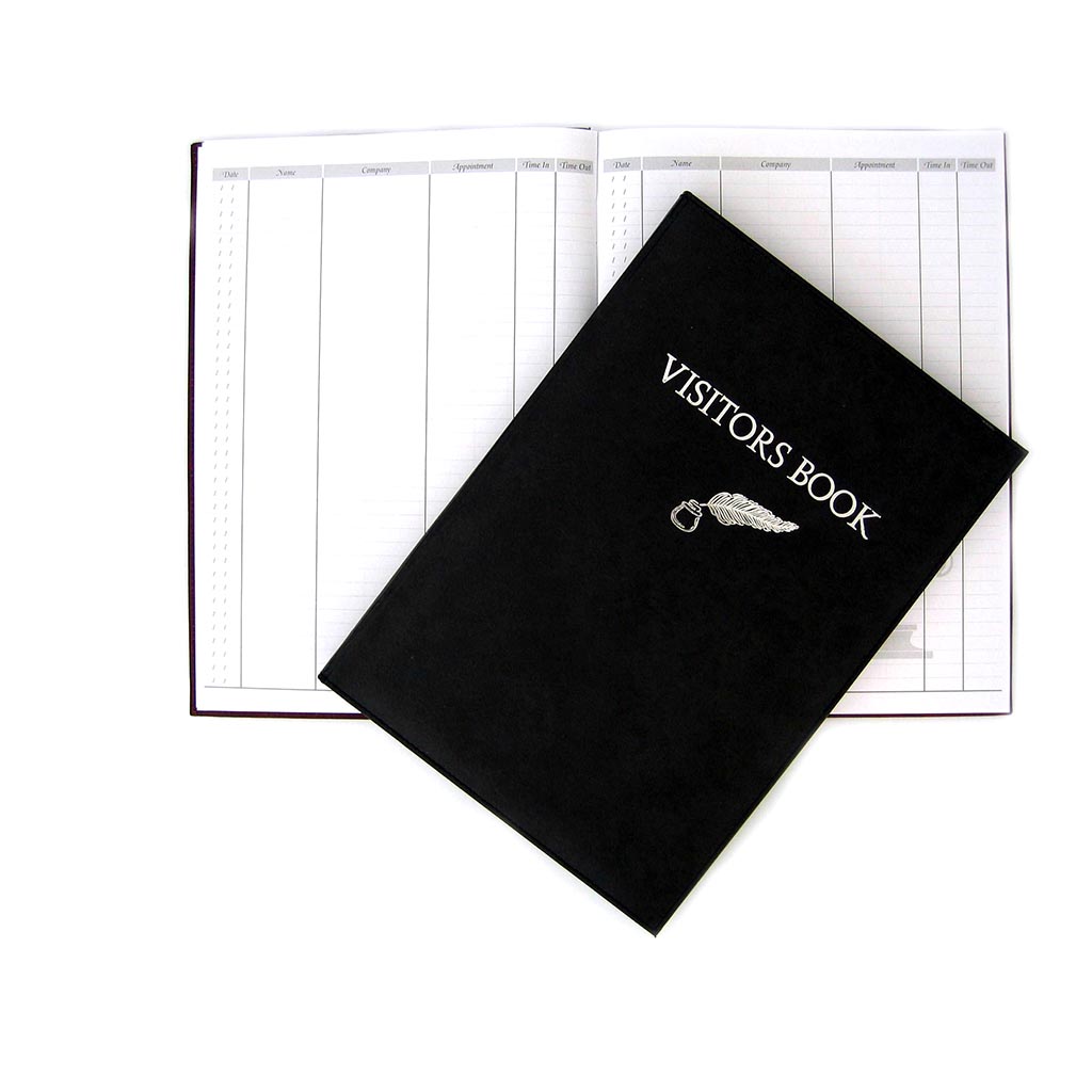 OSC Corporate Visitors Book A4 Black