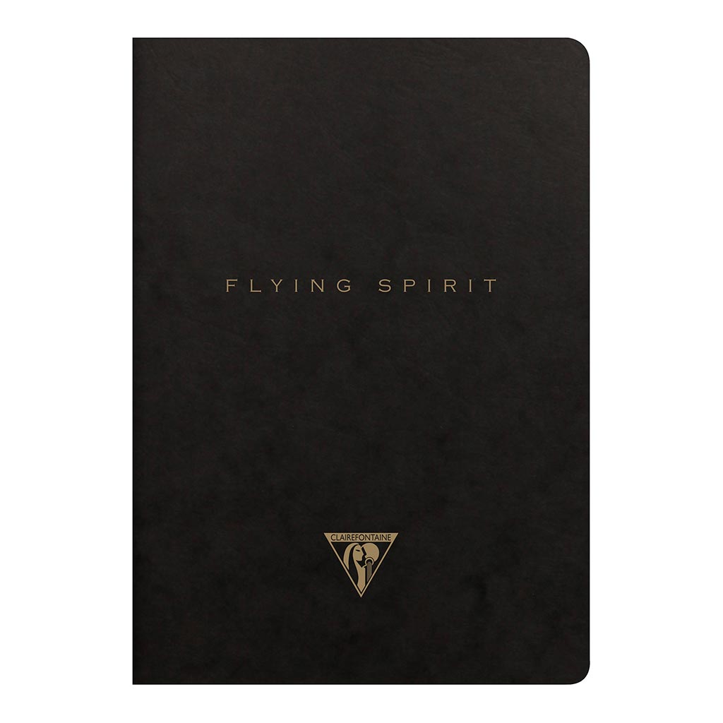 (image for) Flying Spirit Sewn Notebook A5 Black