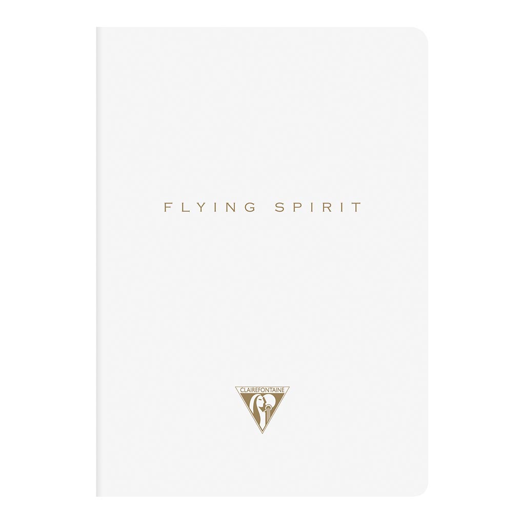 (image for) Flying Spirit Sewn Notebook A5 White