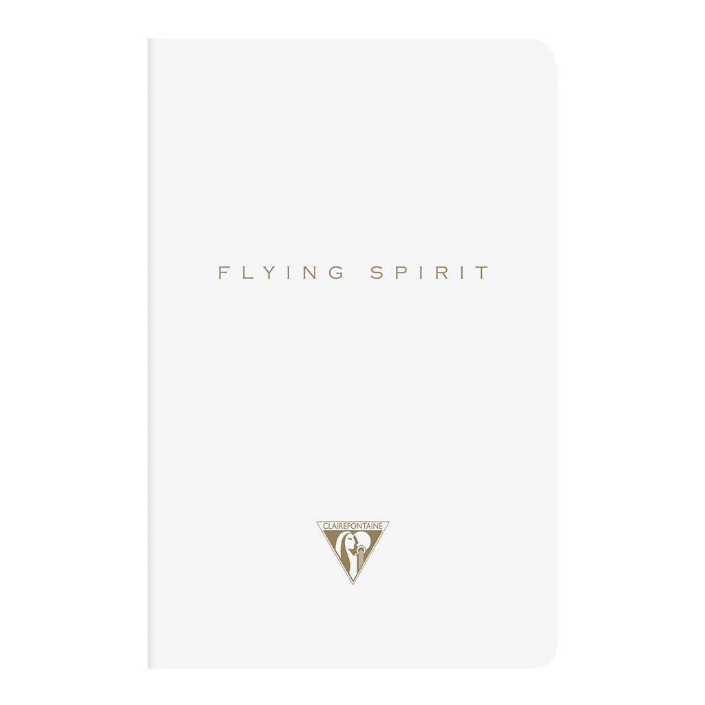 (image for) Flying Spirit Sewn Notebook 9x14cm White