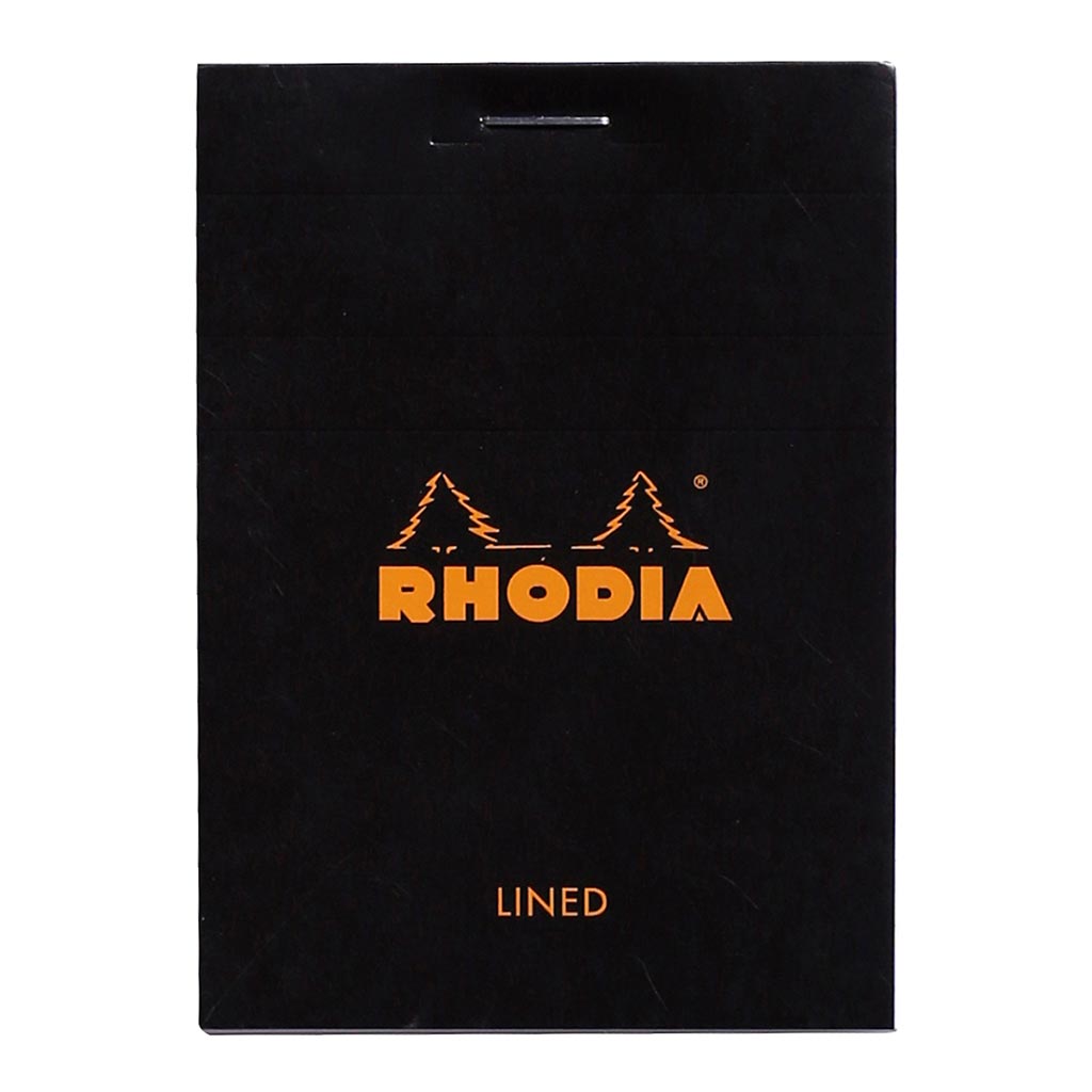 Rhodia Bloc Pad No. 11 A7 Lined Black