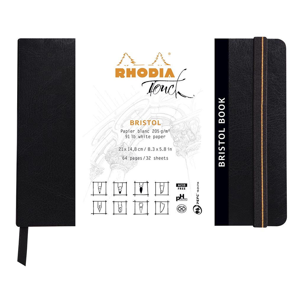 Rhodia Touch Bristol Book A5 Landscape Blank