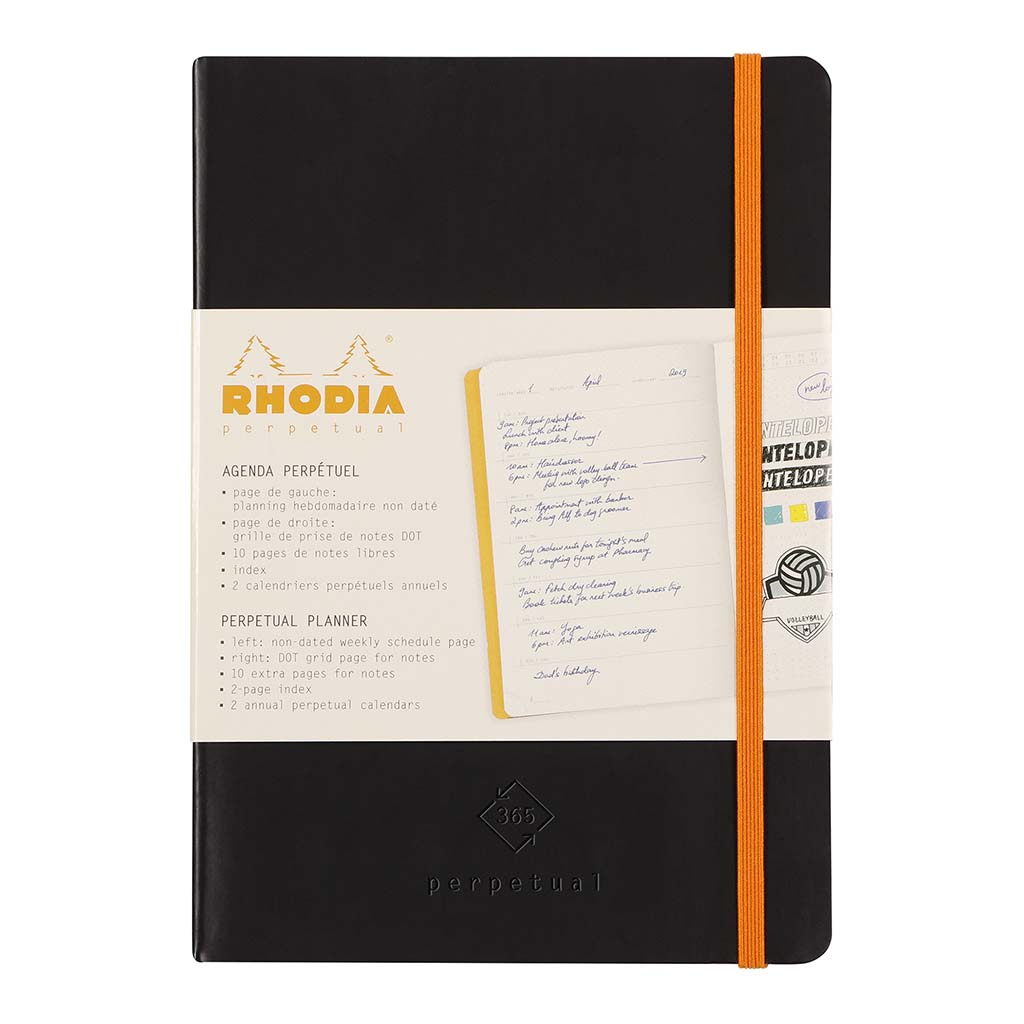 Rhodia Perpetual Diary A5 Black