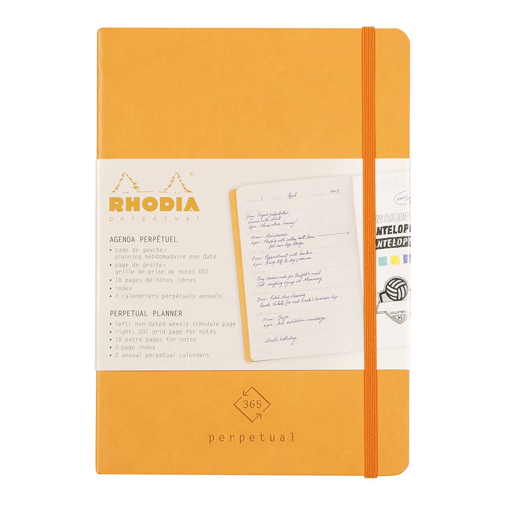 Rhodia Perpetual Diary A5 Orange