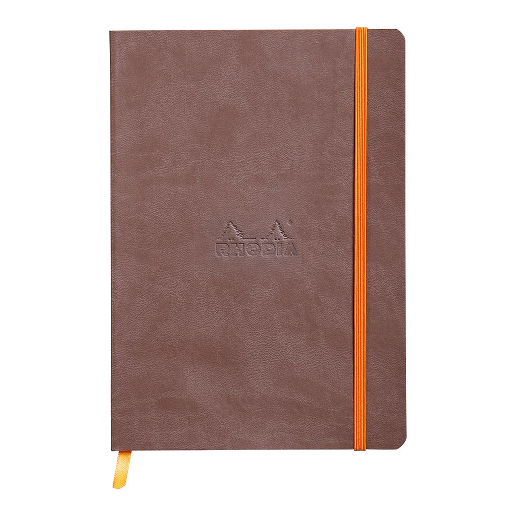 Rhodiarama Softcover Notebook A5 Lined Chocolate