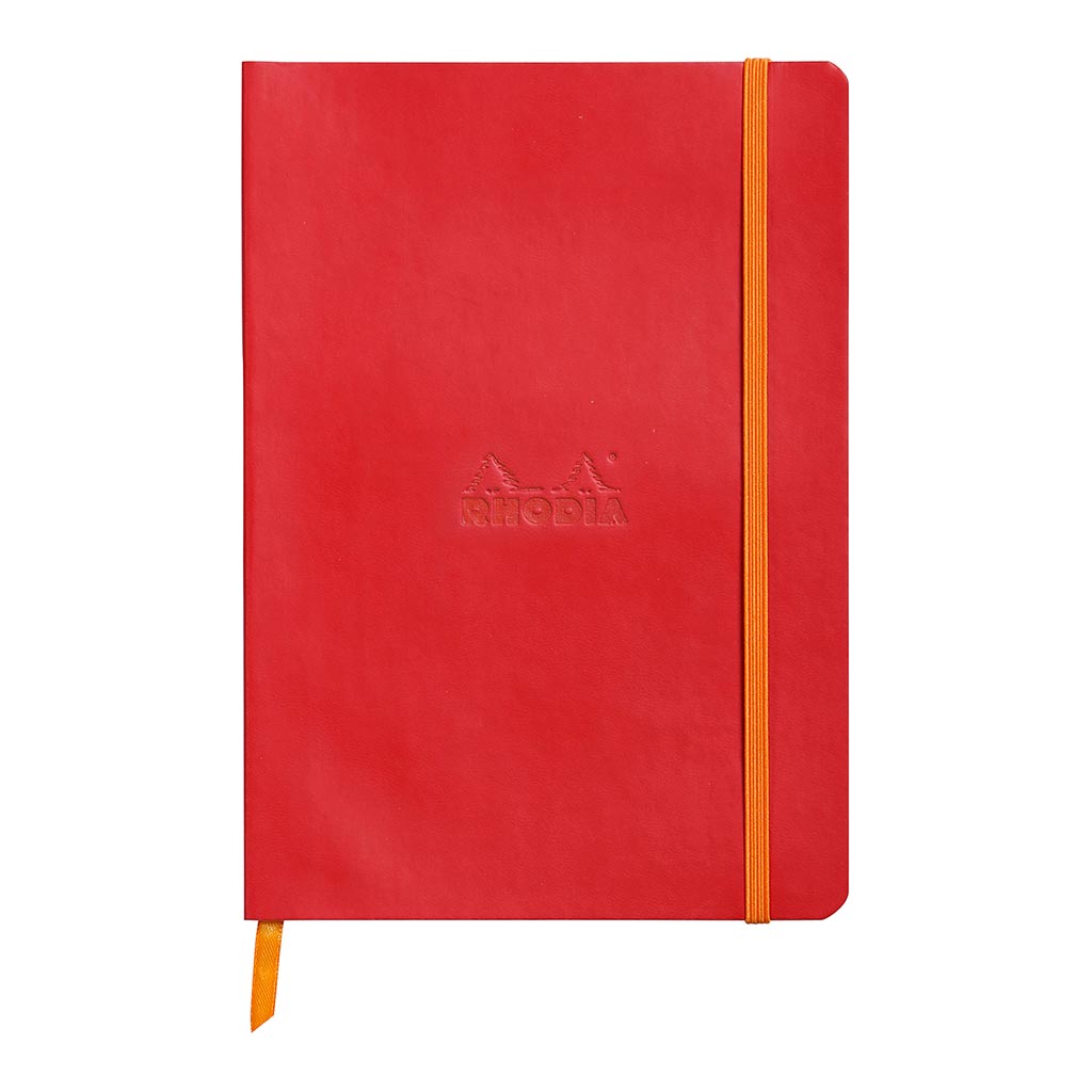 Rhodiarama Softcover Notebook A5 Lined Poppy