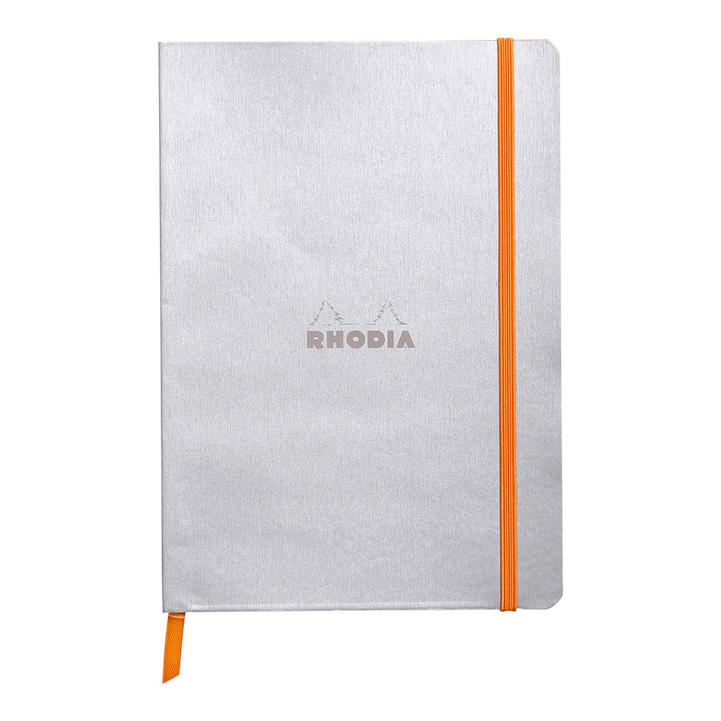 Rhodiarama Softcover Notebook A5 Dotted Silver