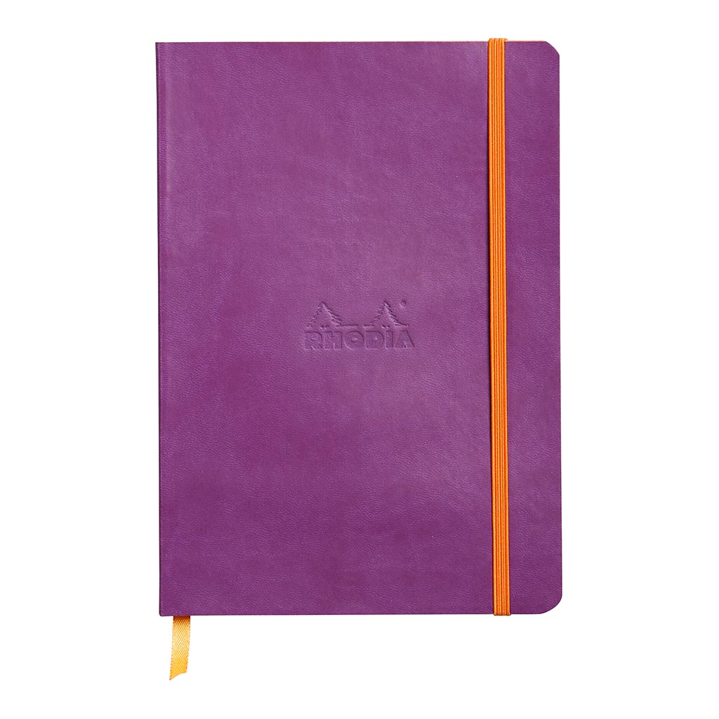 Rhodiarama Softcover Notebook A5 Dotted Purple