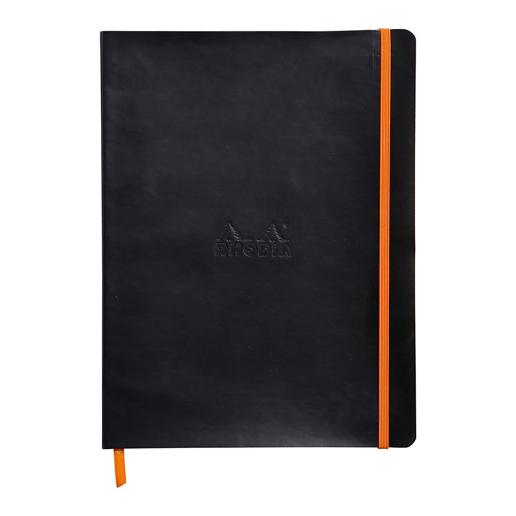 Rhodiarama Softcover Notebook B5 Dotted Black