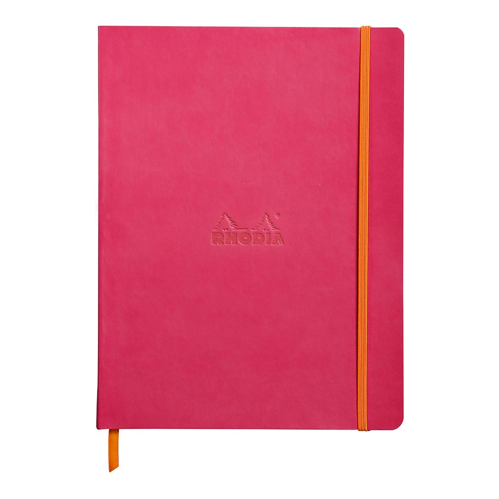 Rhodiarama Softcover Notebook B5 Dotted Raspberry