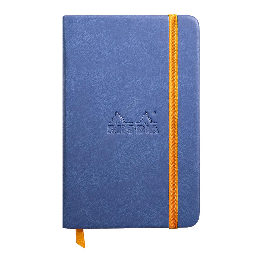 Rhodiarama Hardcover Notebook Pocket Lined Sapphire