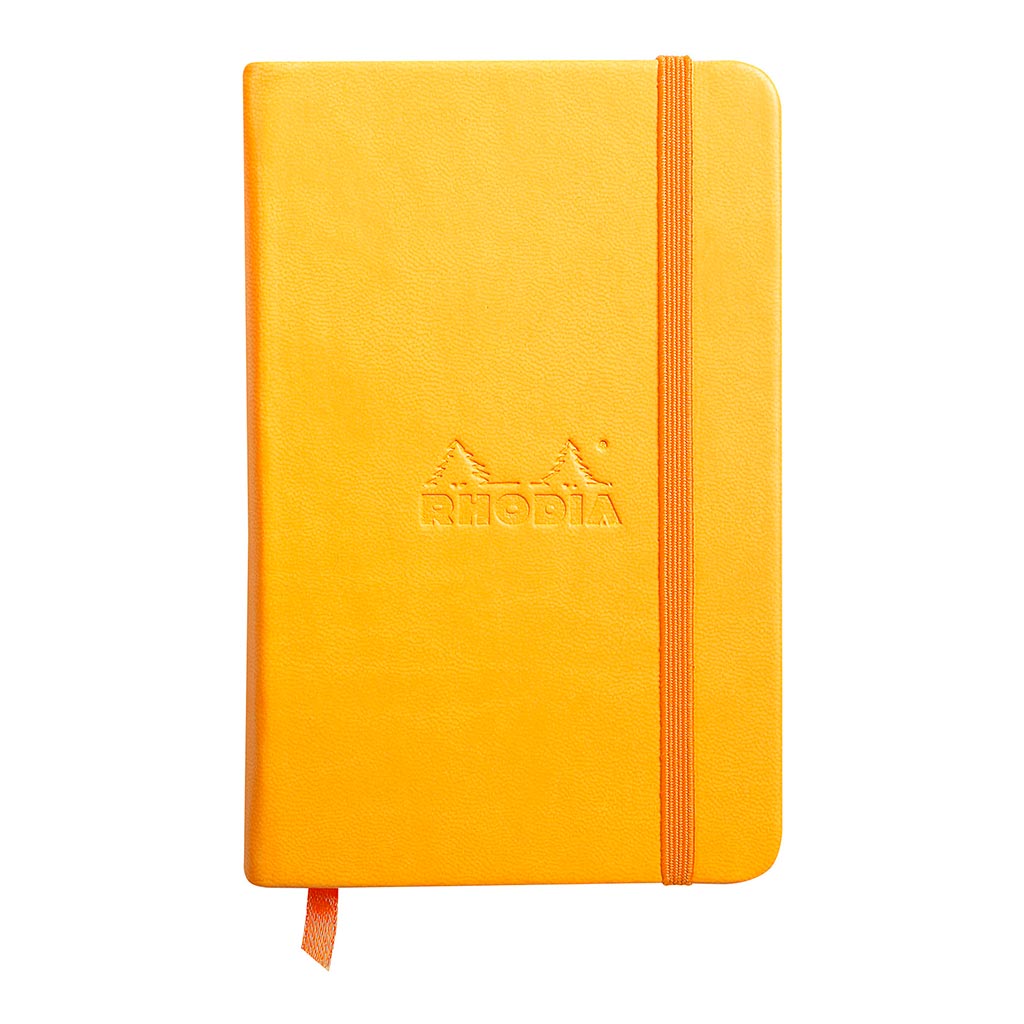 Rhodiarama Hardcover Notebook Pocket Lined Daffodil