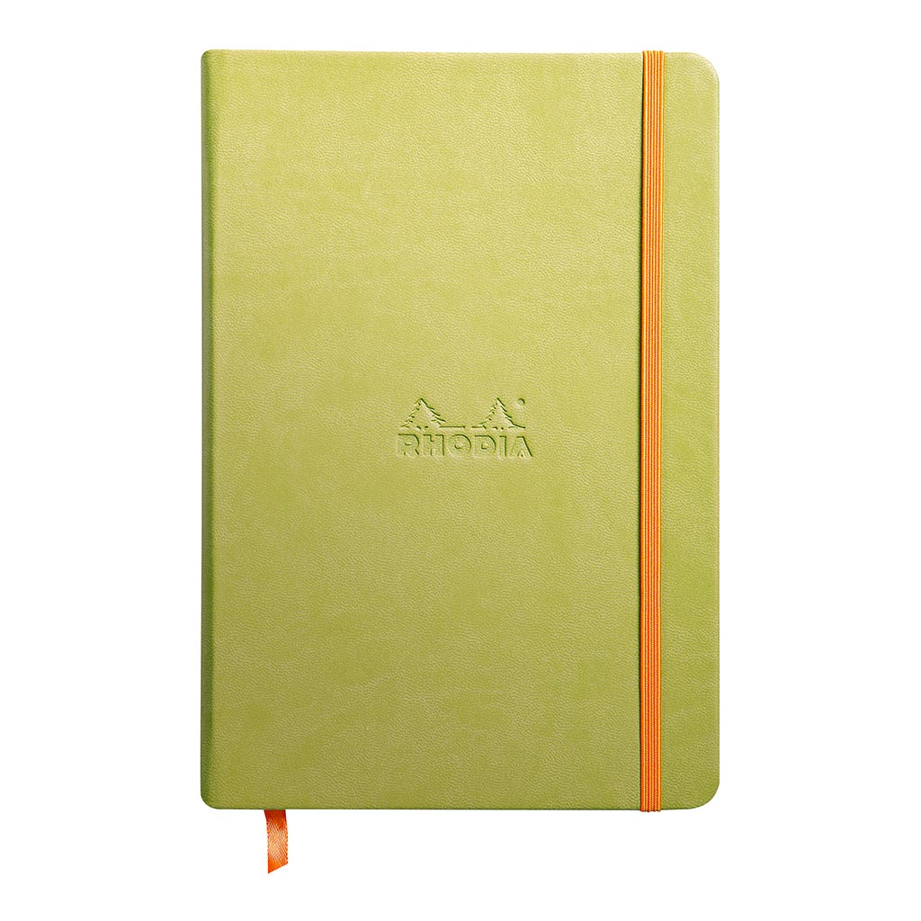 Rhodiarama Hardcover Notebook A5 Lined Anise Green