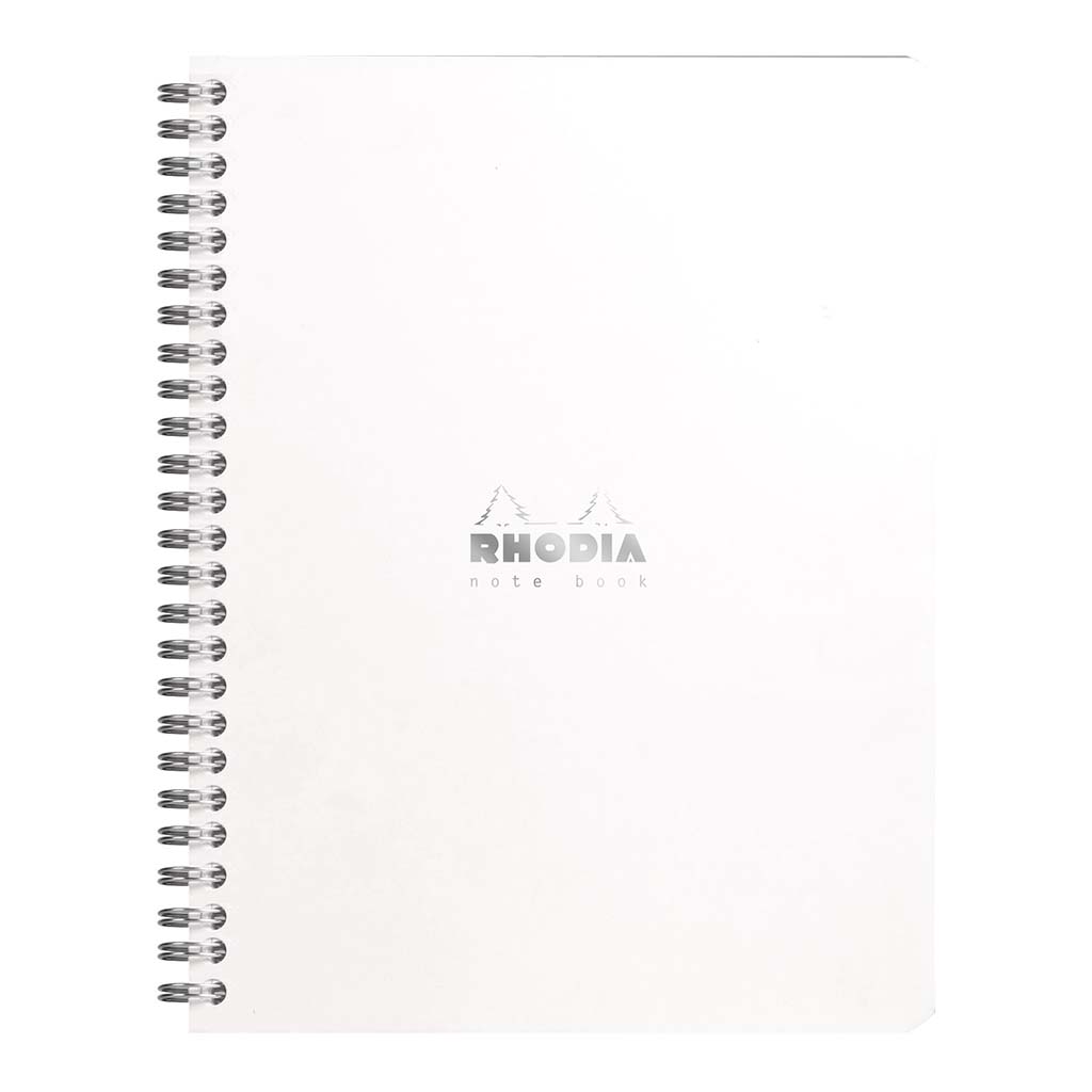 Rhodia Classic Notebook Spiral A5+ Lined White