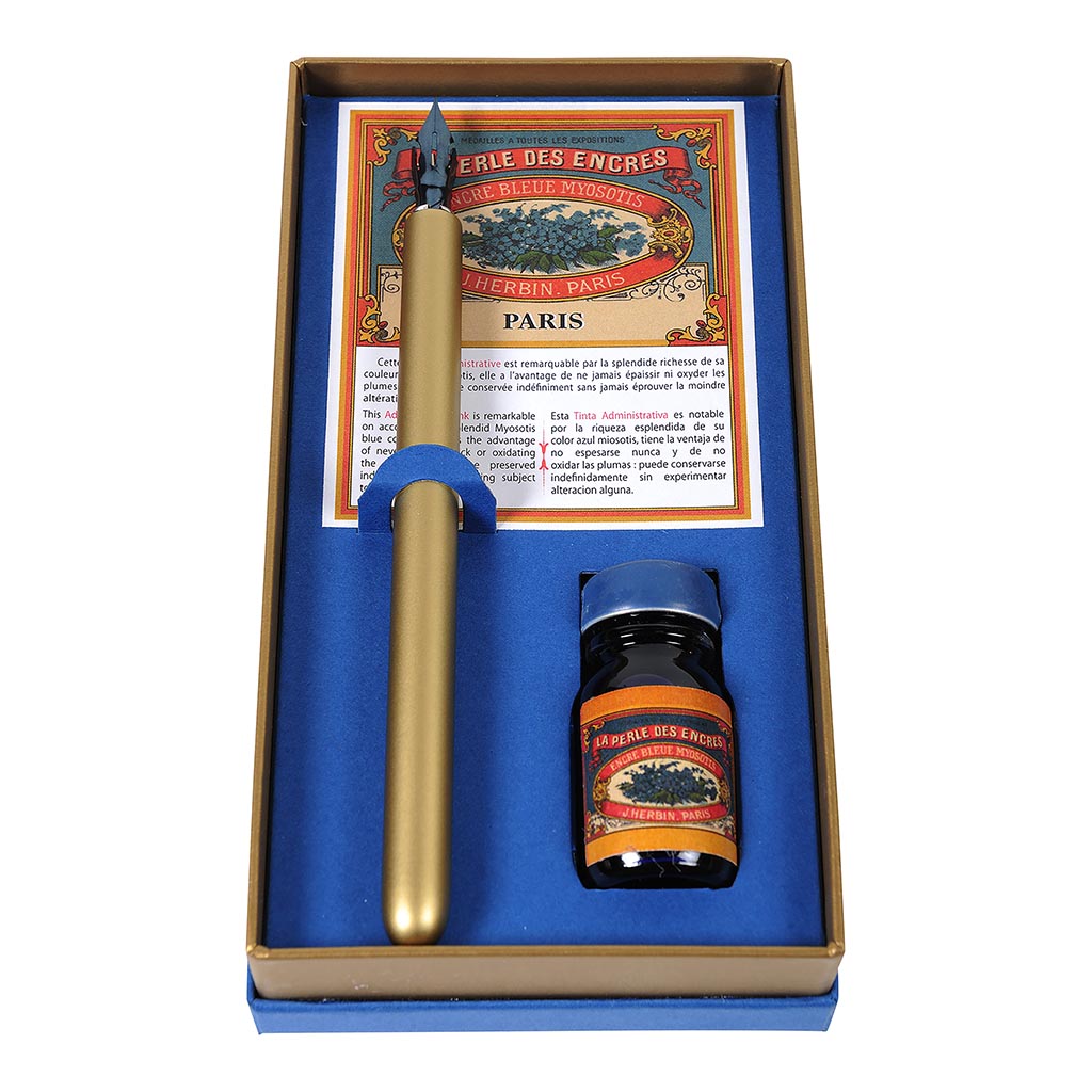 Herbin Traditional Writing Set Bleu Myosotis