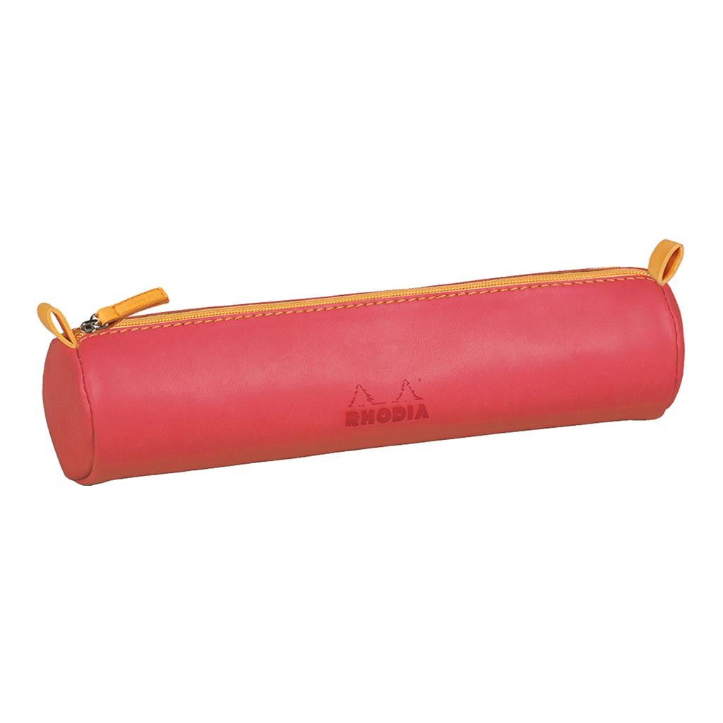 Rhodiarama Pencil Case Round Coral