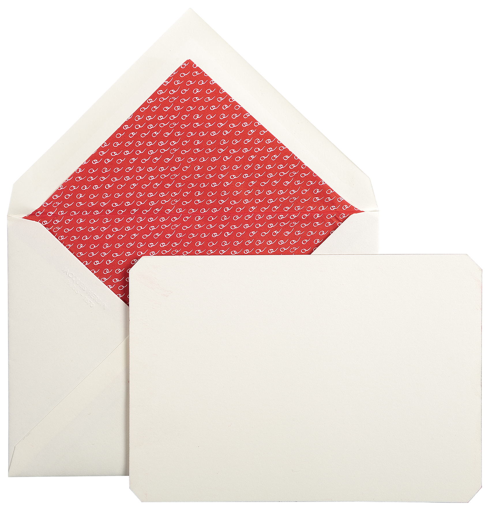 Jacques Herbin Prestige Correspondence Set Red Lining