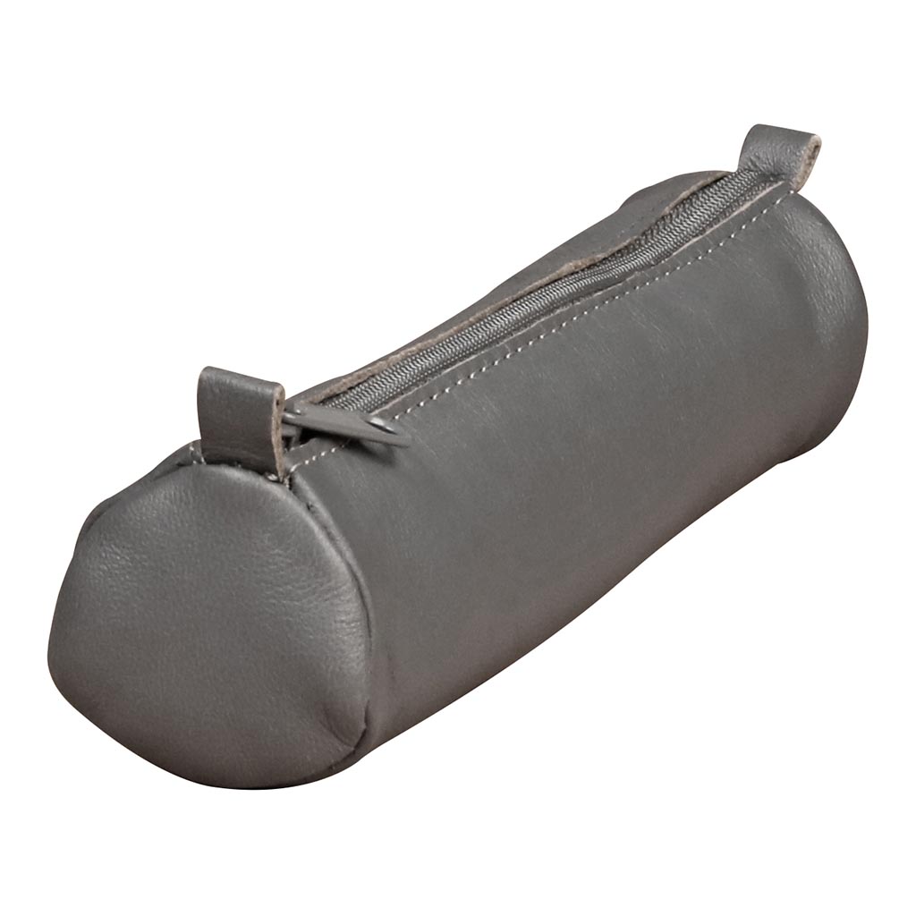 Age Bag Pencil Case Round Small Grey