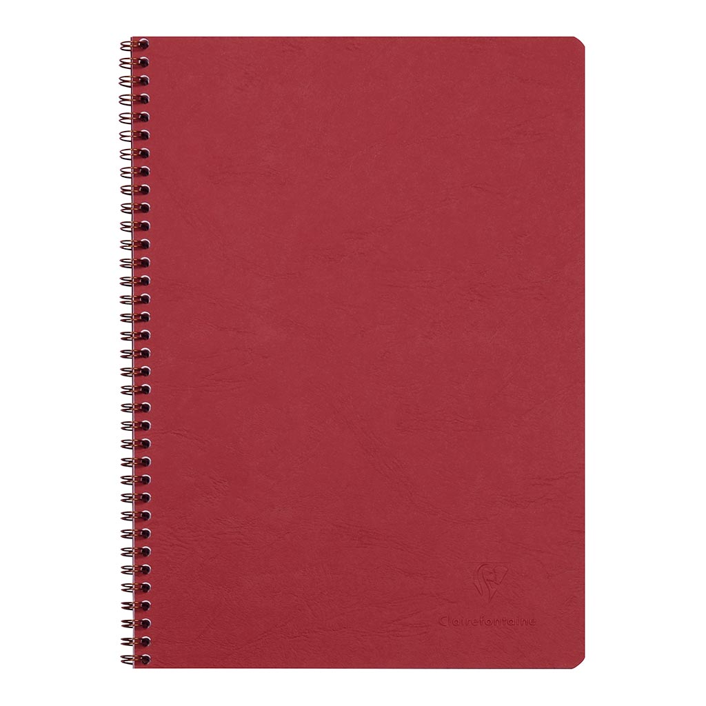 (image for) Age Bag Spiral Notebook A4 Lined Red