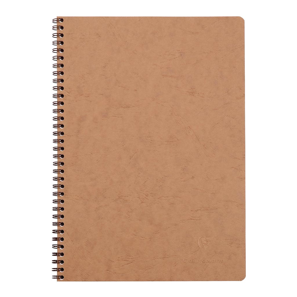 (image for) Age Bag Spiral Notebook A4 Lined Tobacco