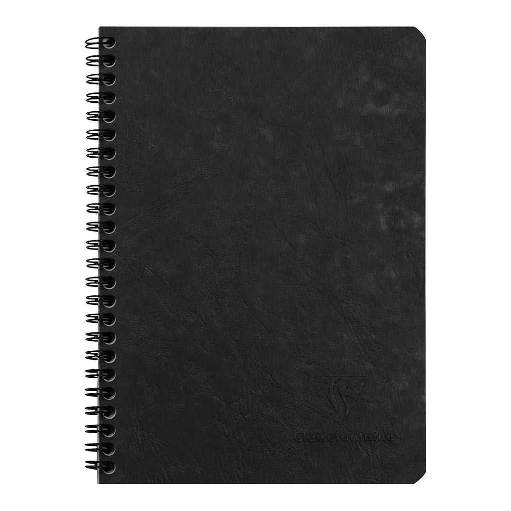 (image for) Age Bag Spiral Notebook A5 Lined Black