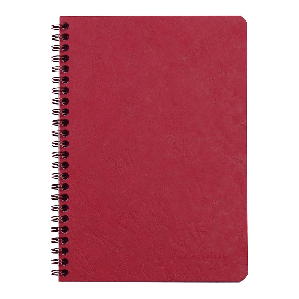 (image for) Age Bag Spiral Notebook A5 Lined Red