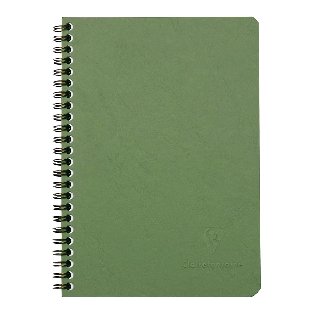 (image for) Age Bag Spiral Notebook A5 Lined Green