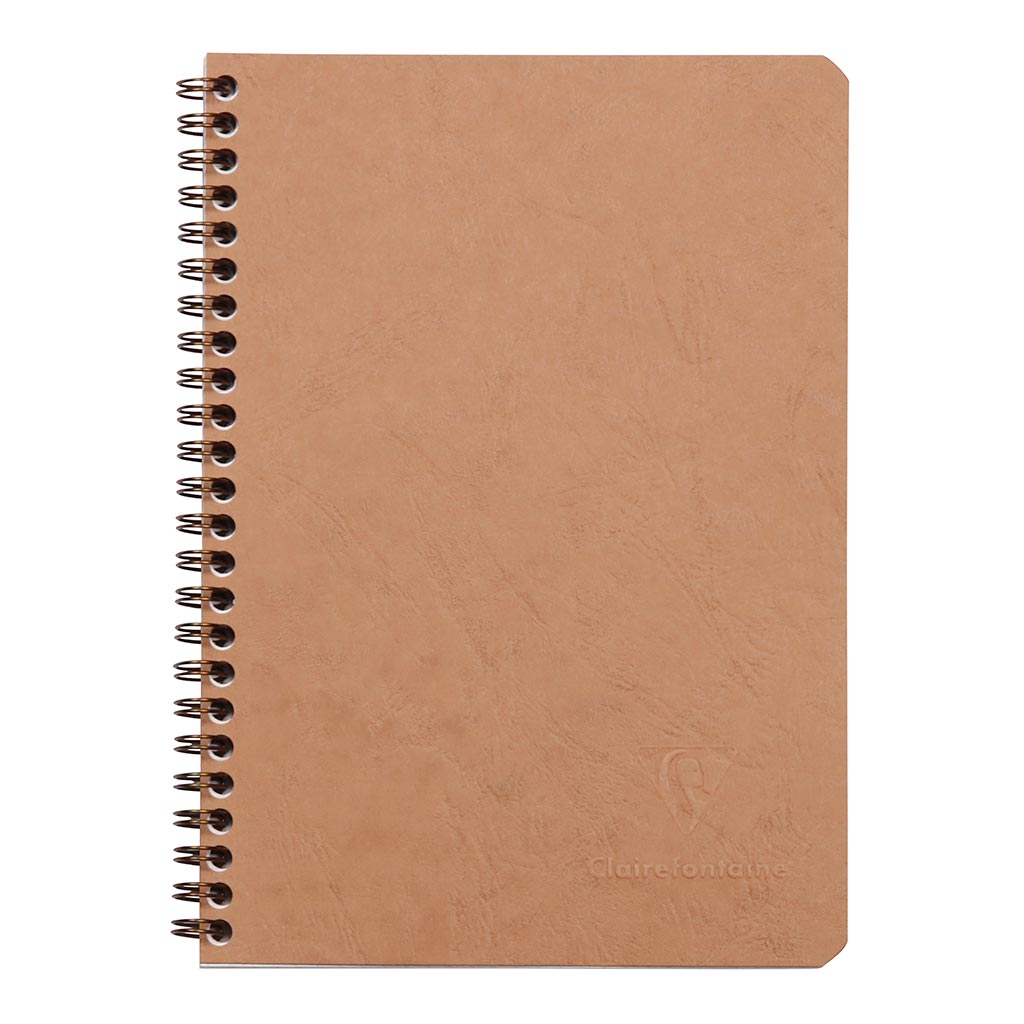 (image for) Age Bag Spiral Notebook A5 Lined Tobacco