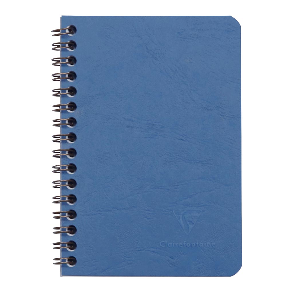 (image for) Age Bag Spiral Notebook Pocket Lined Blue