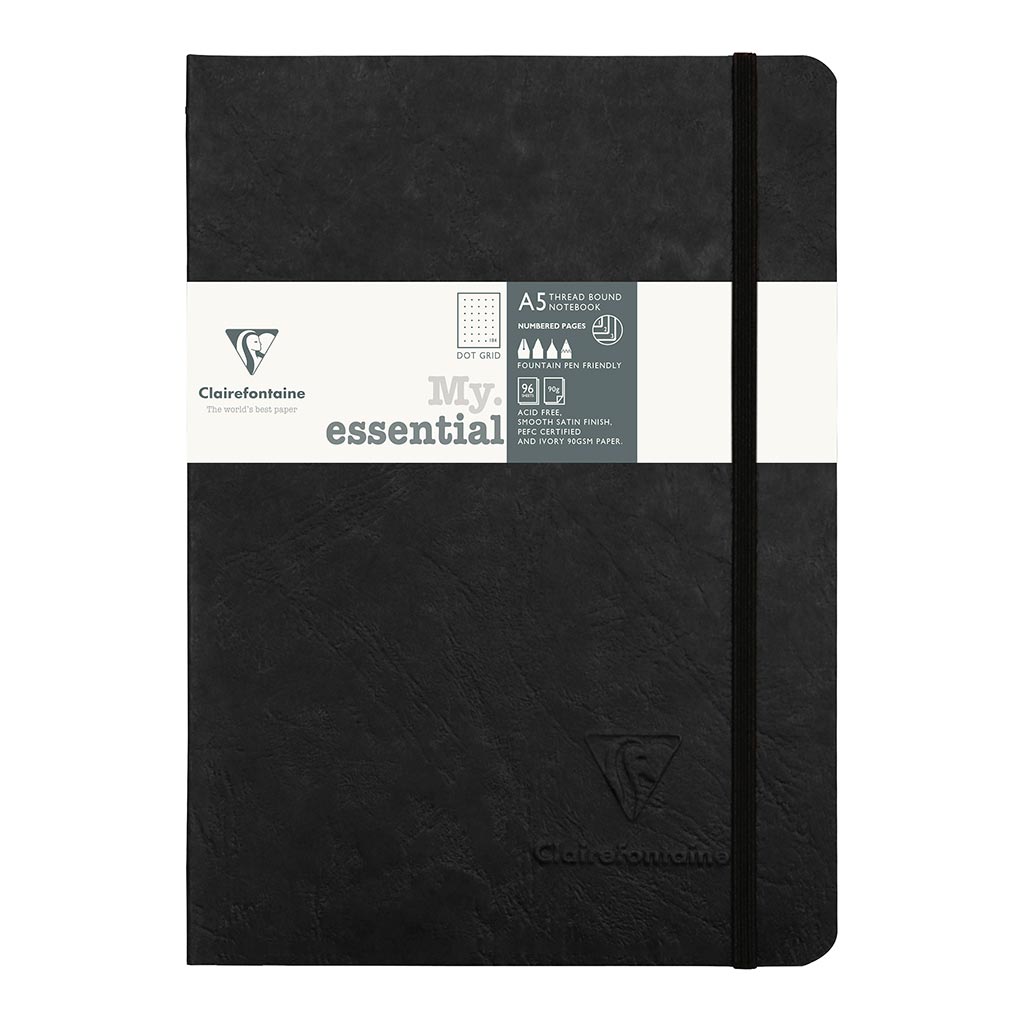 (image for) Age Bag My Essential Notebook A5 Dotted Black