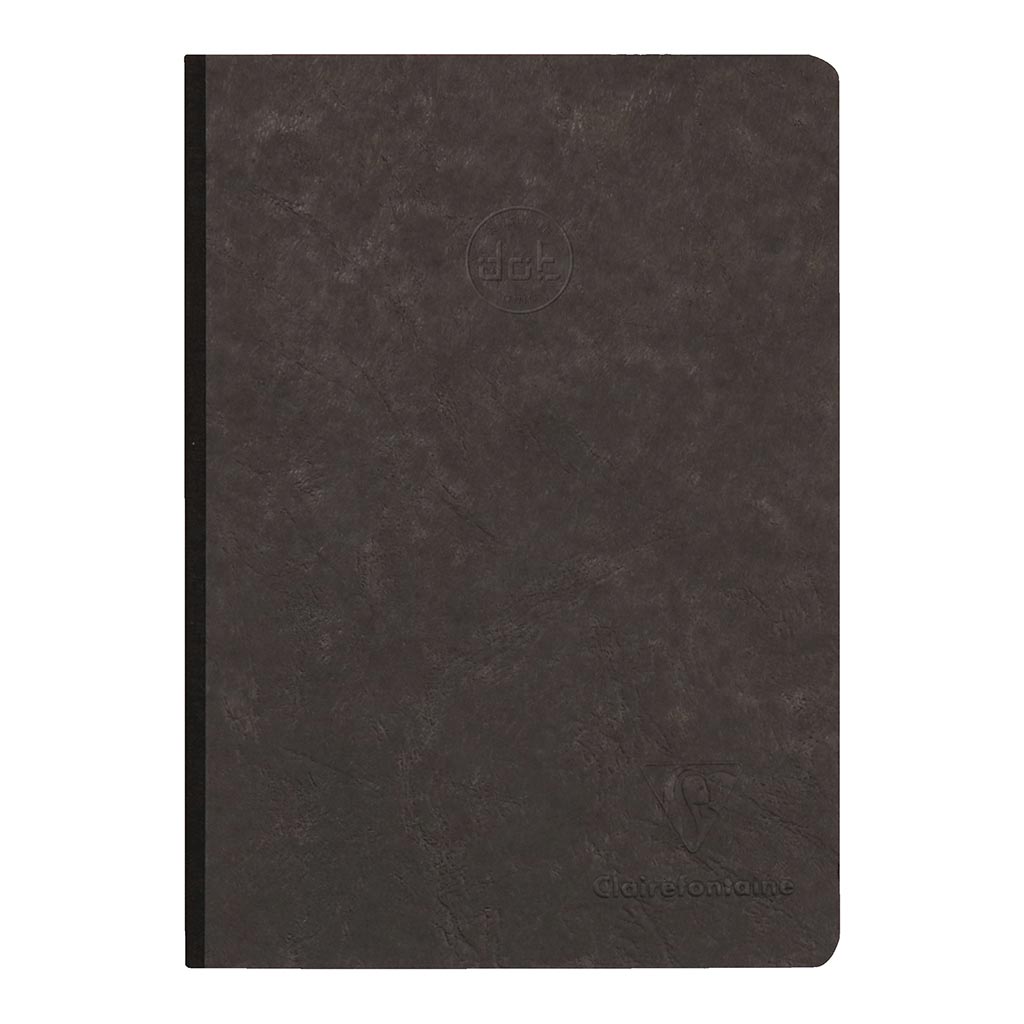 Age Bag Clothbound Notebook A5 Dotted Black