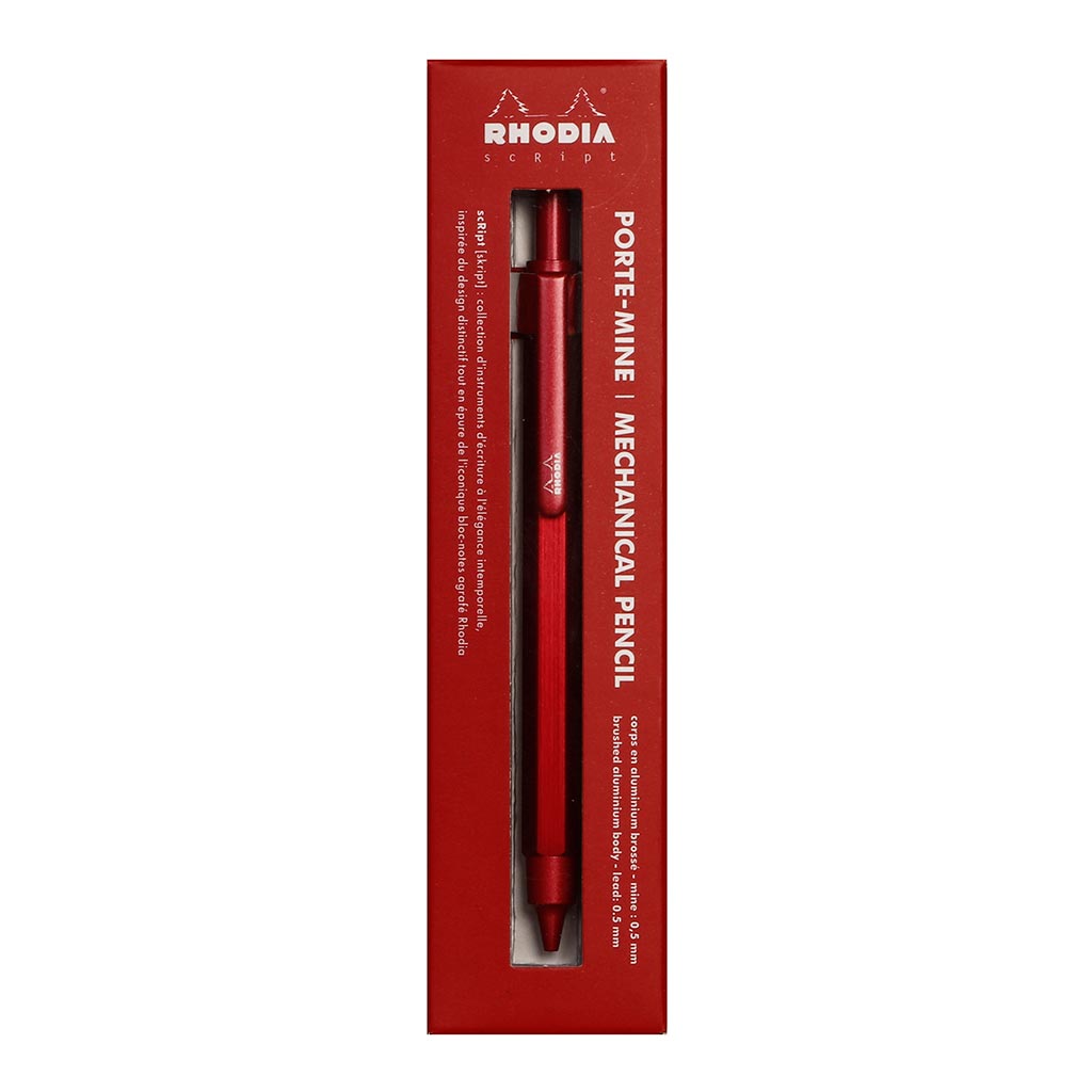 Rhodia scRipt Mechanical Pencil Red 0.5mm