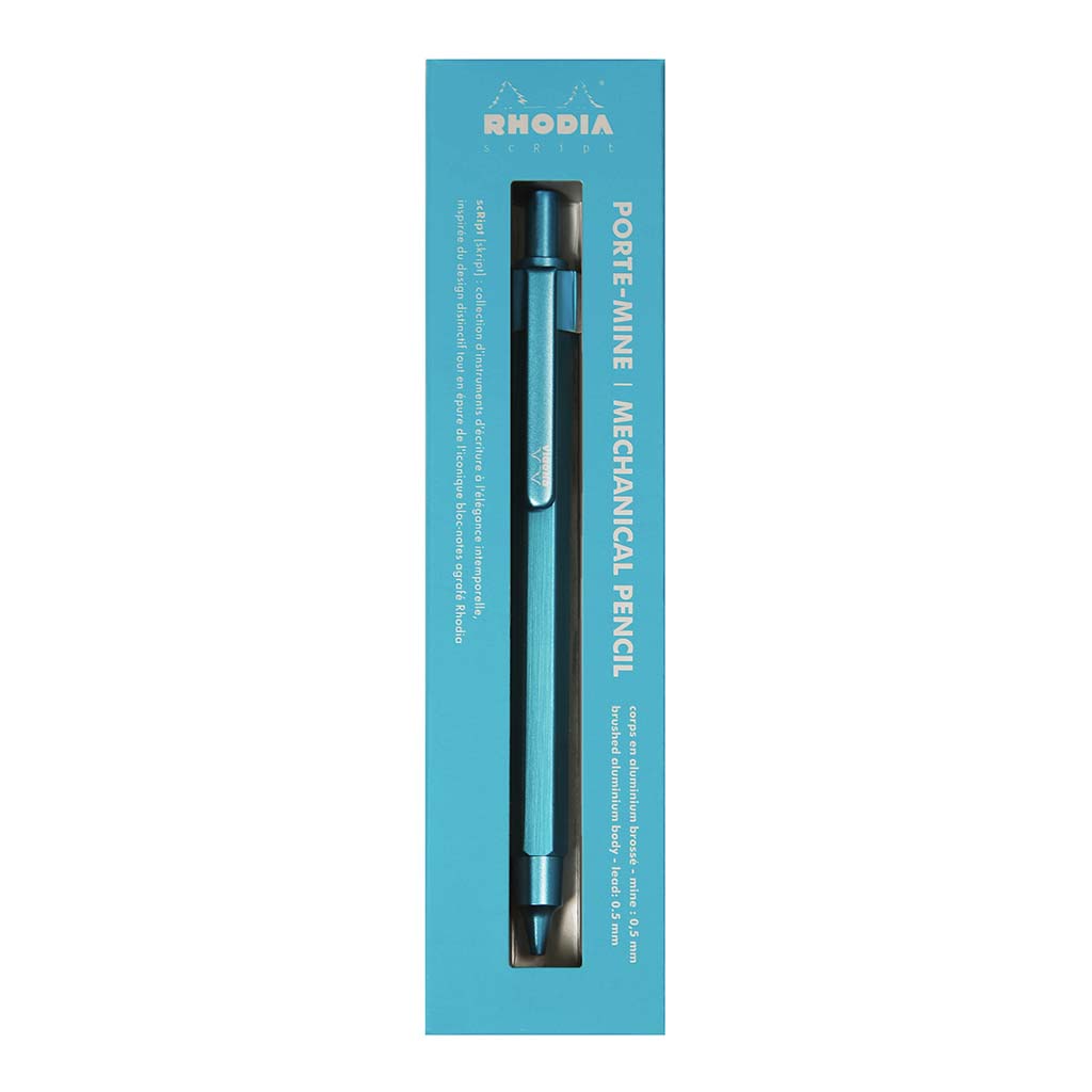 Rhodia scRipt Mechanical Pencil Turquoise 0.5mm