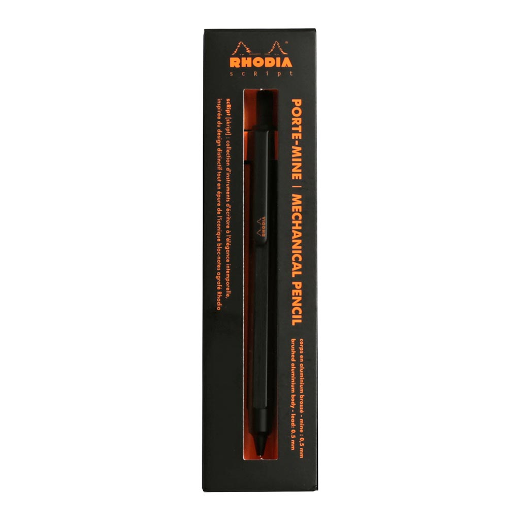 Rhodia scRipt Mechanical Pencil Black 0.5mm