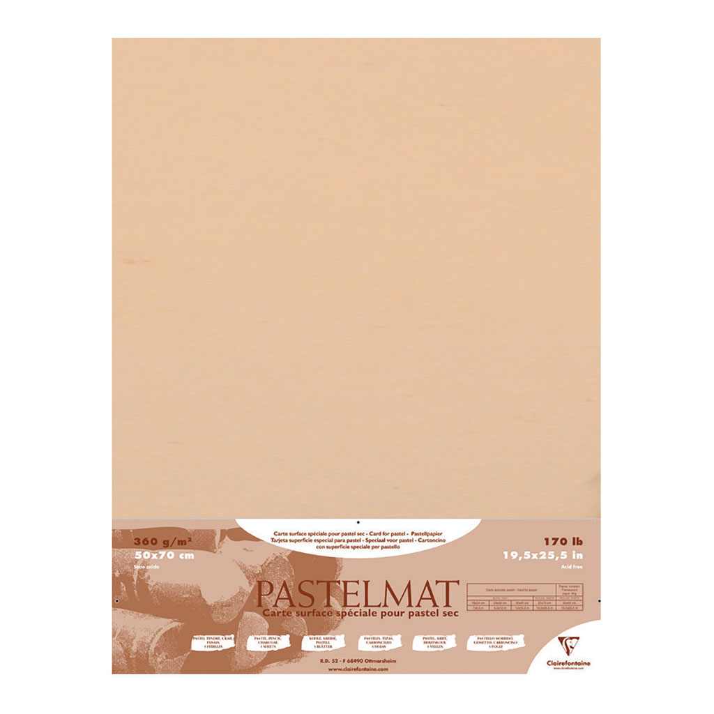 Pastelmat Paper 50x70cm Maize, Pack of 5