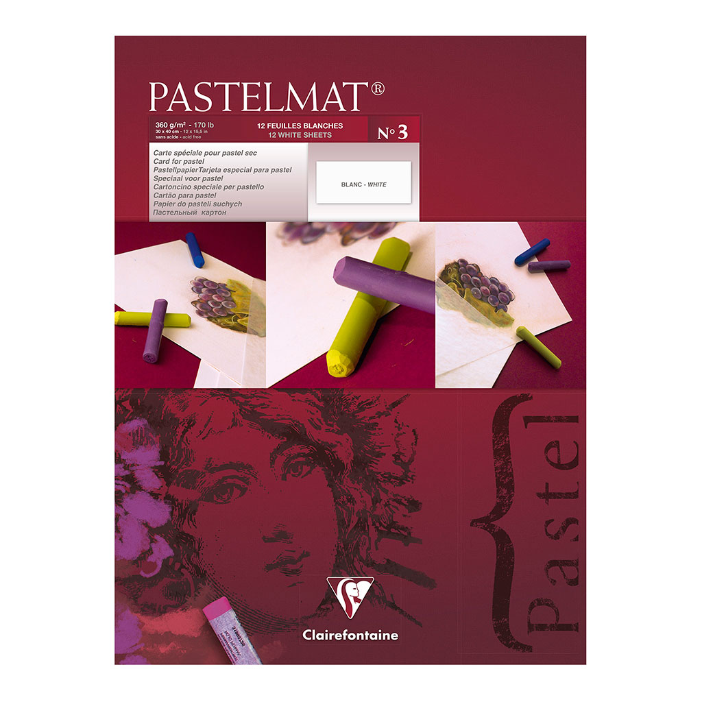 Pastelmat Pad No. 3 30x40cm 12sh