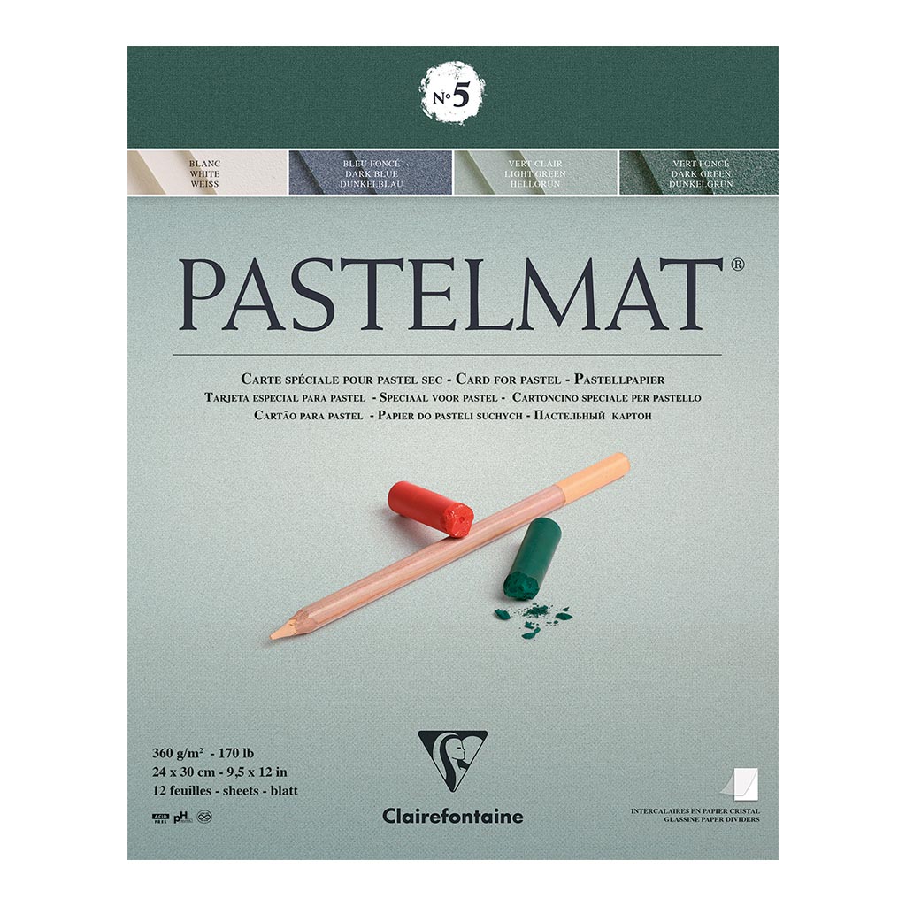 Pastelmat Pad No. 5 24x30cm 12sh