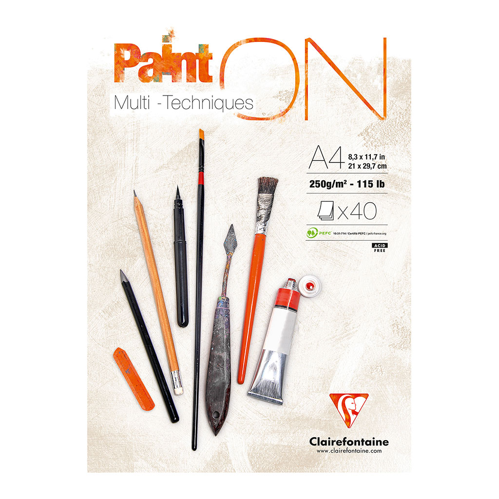 (image for) PaintON Pad White A4 40sh