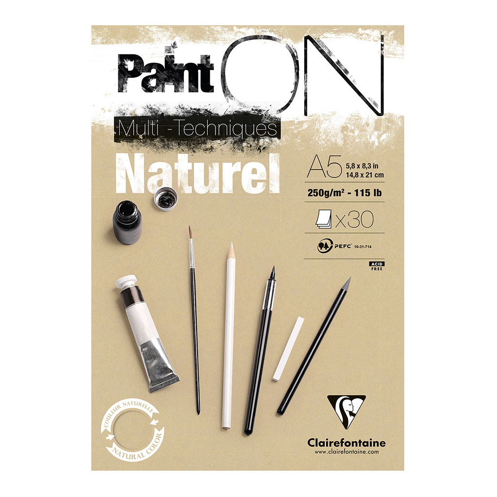 (image for) PaintON Pad Natural A5 30sh