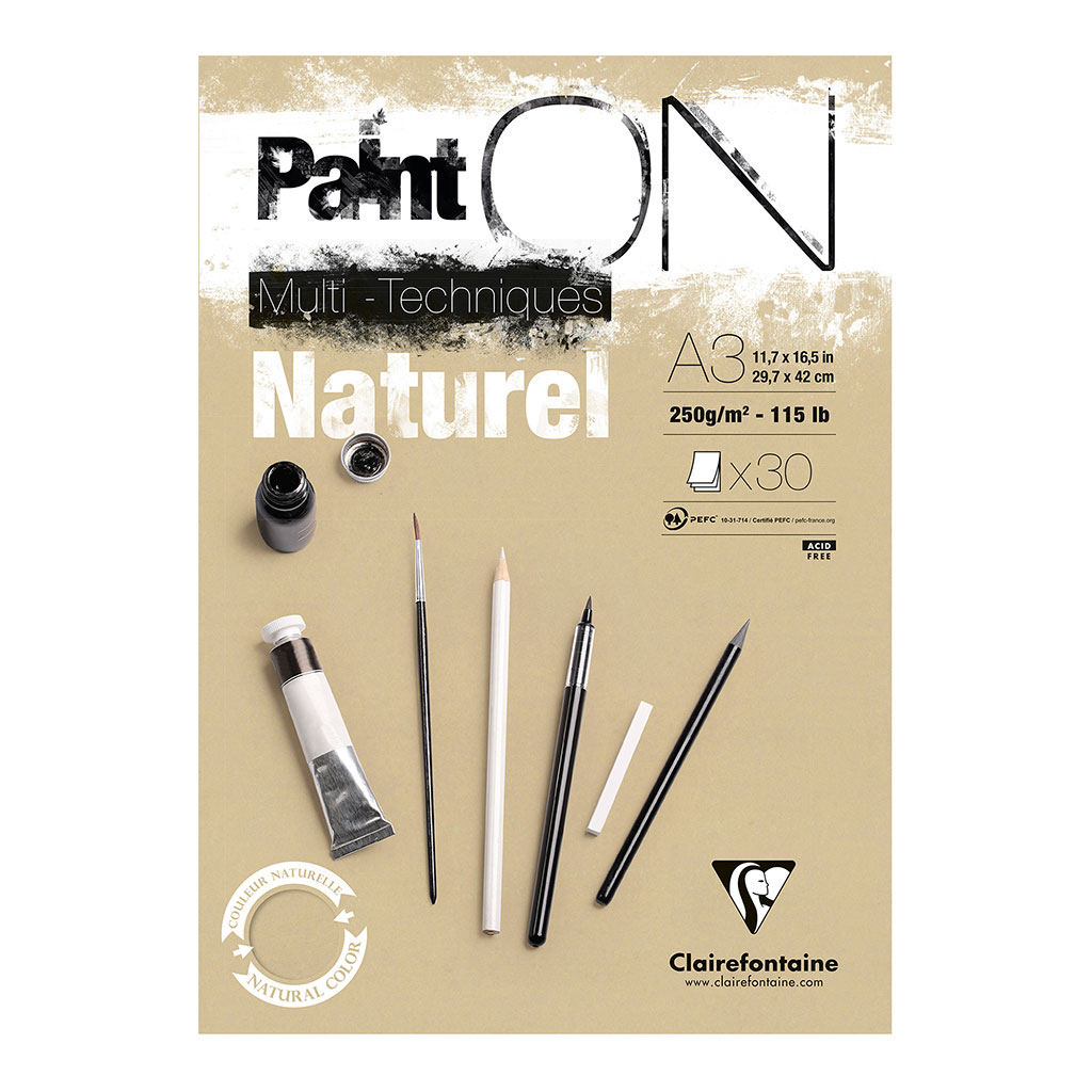 (image for) PaintON Pad Natural A3 30sh