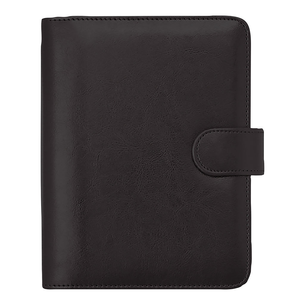 Debden Personal Dayplanner 2023 with Snap Closure Black