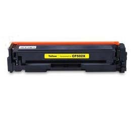 Compatible HP 202X (CF502X) Yellow laser toner cartridge