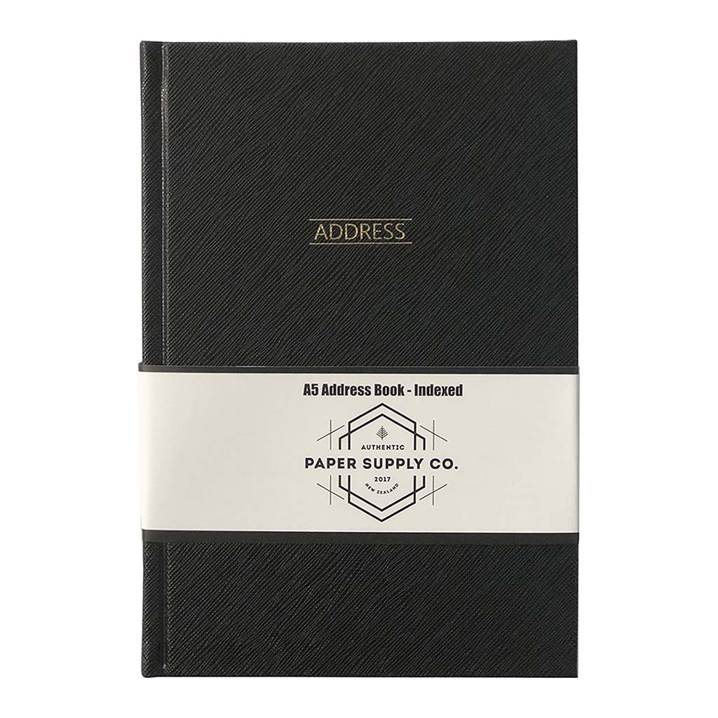 OSC Citta Address Book A5 Black