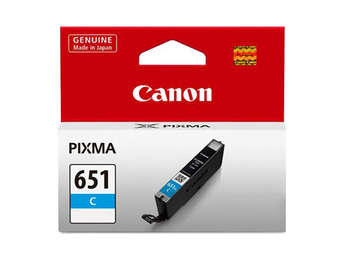 Genuine Canon CLI-651 Cyan ink cartridge